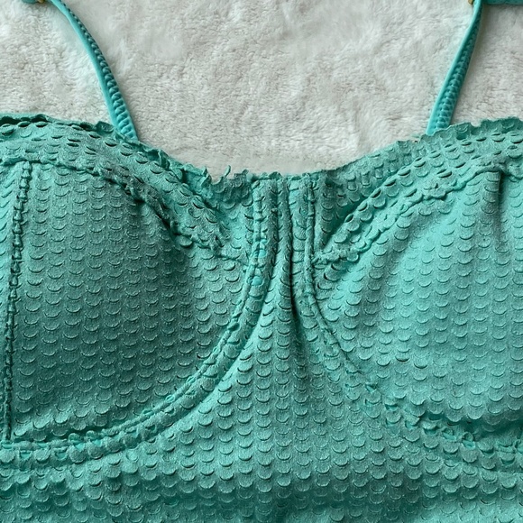Vix Swim New Vix X Paula Hermanny Scales Corsage Bustier Bikini Top